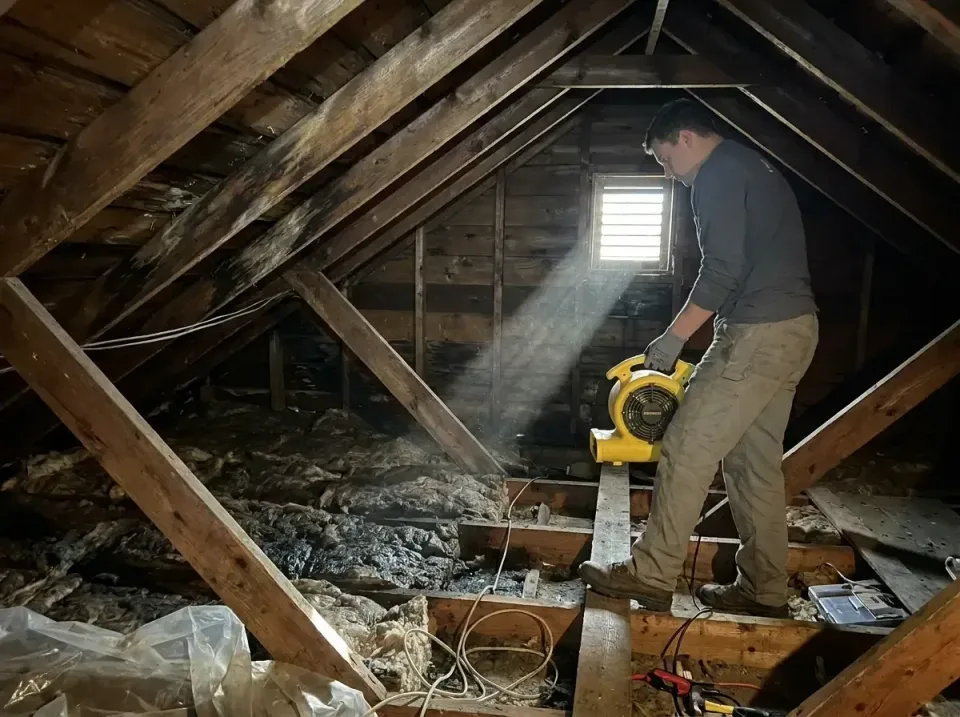 attic-water-damage-drying-proc-007 — frequently asked questions, Emergency Water Extraction & 24/7 Flood Response in Masonvi…